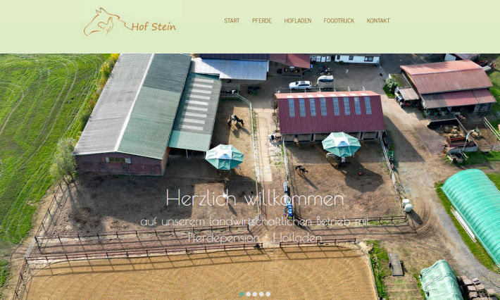 Hofladen und Pferdepension Stein in Bremen Blockland- Webseite erstellt von der agentur28 in Lilienthal bei Bremen