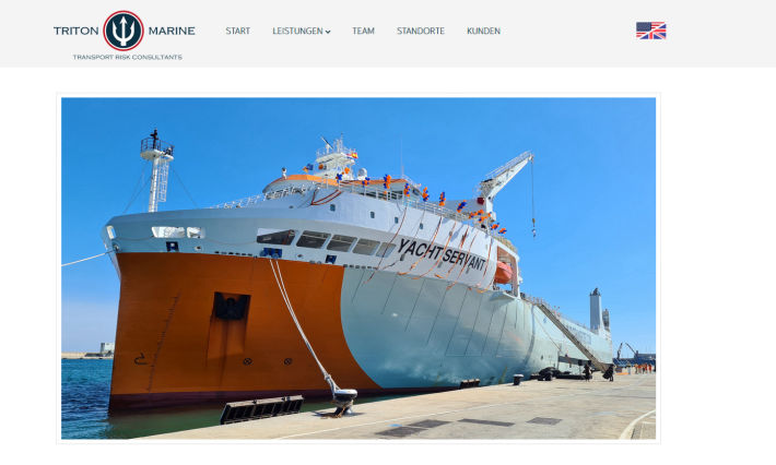 Triton Marine, Hamburg - Webseite erstellt von der agentur28 in Lilienthal bei Bremen